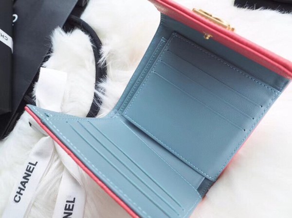 샤넬 레이보이 반지갑 A80734 핑크