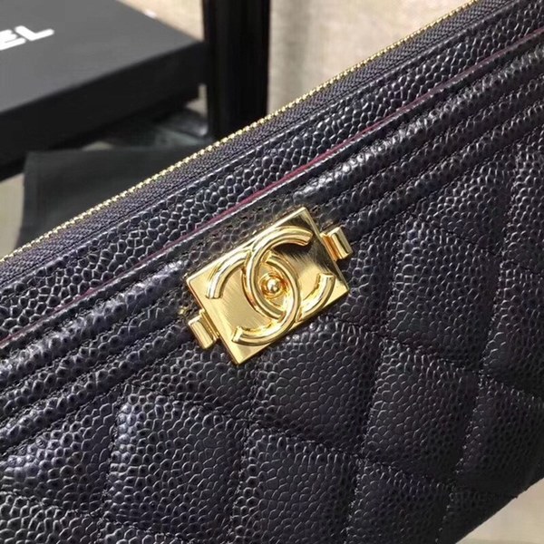 샤넬 캐비어 장지갑 84107