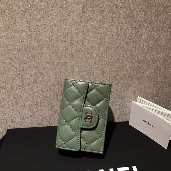 샤넬 램스킨 반지갑 c89