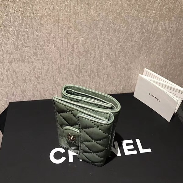 샤넬 램스킨 반지갑 c89