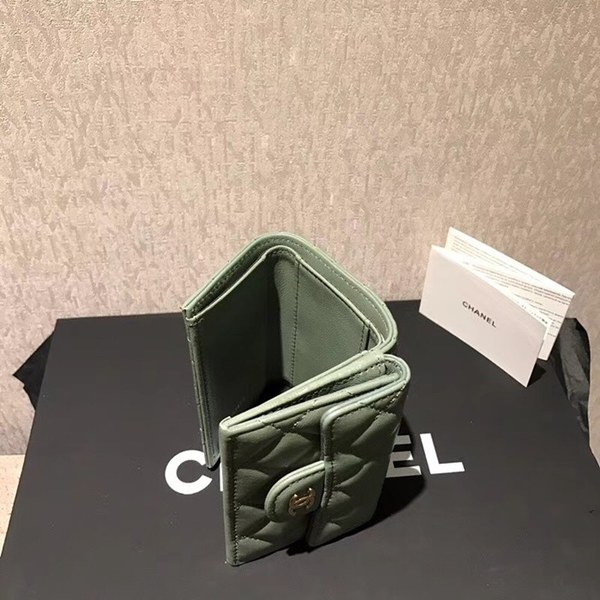 샤넬 램스킨 반지갑 c89