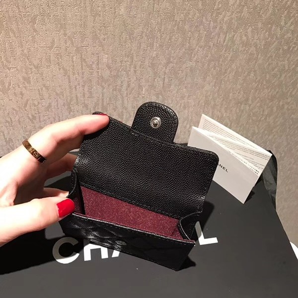 넬 캐비어 반지갑 c88