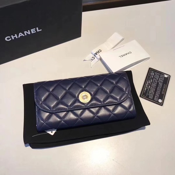 샤넬 장지갑 블루