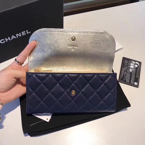 샤넬 장지갑 블루