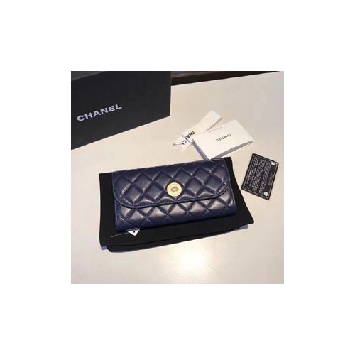 샤넬 장지갑 블루