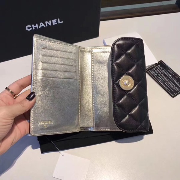 샤넬 중지갑 블랙