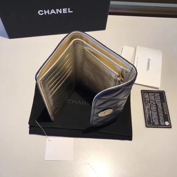 샤넬 중지갑 블루