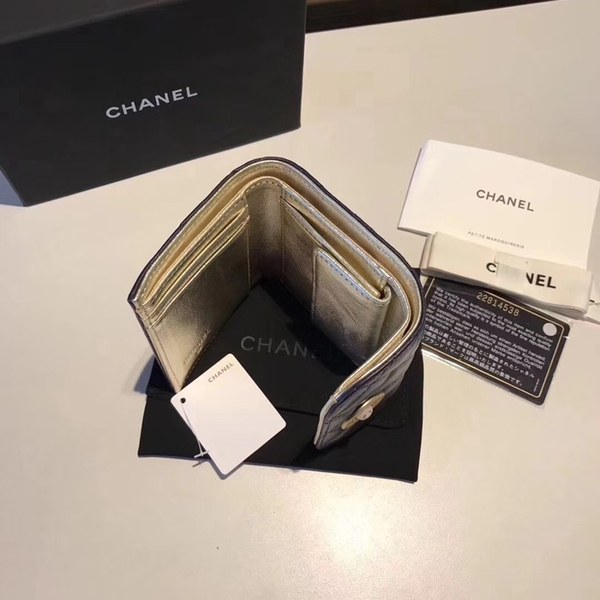 샤넬 반지갑 블루