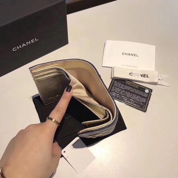 샤넬 반지갑 블루