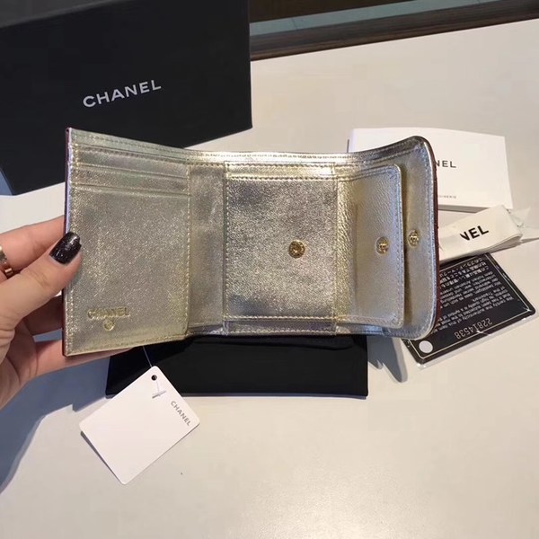 샤넬 반지갑 와인