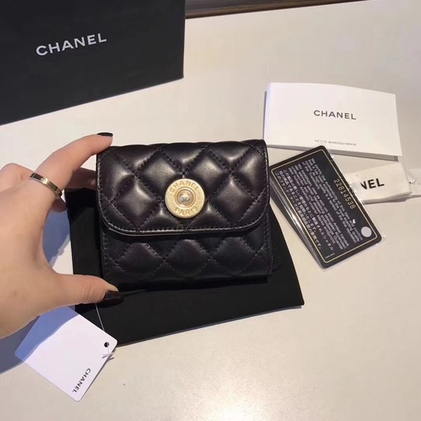 샤넬 반지갑 블랙