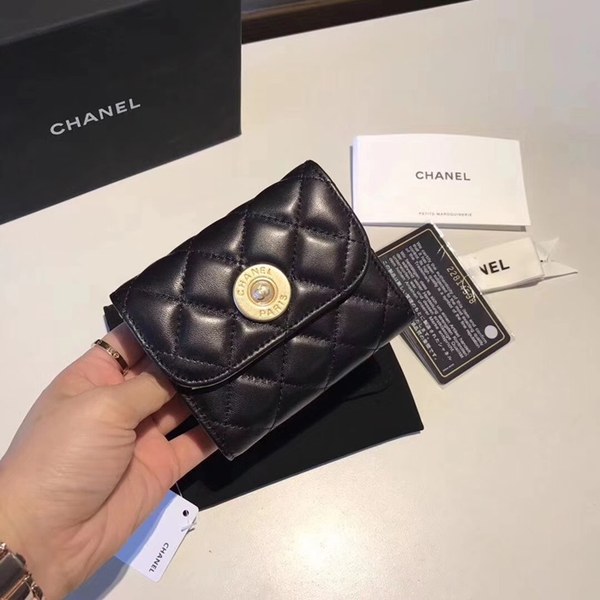 샤넬 반지갑 블랙