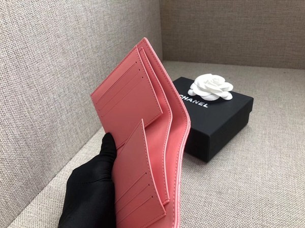 [미러급]샤넬 캐비어 반지갑 핑크