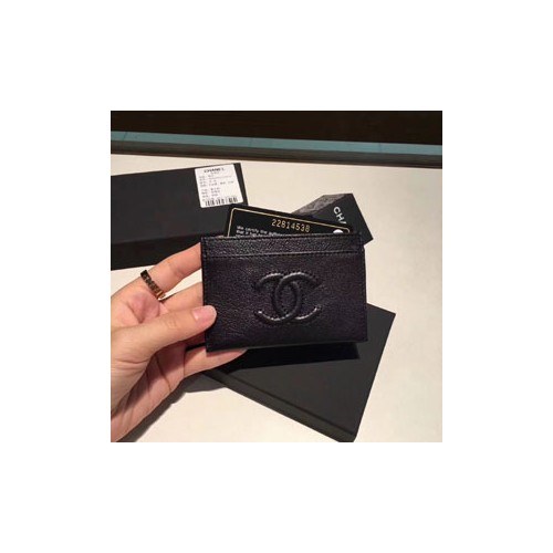 샤넬 카드지갑 블랙