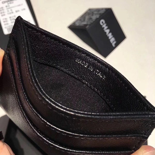 샤넬 카드지갑 블랙