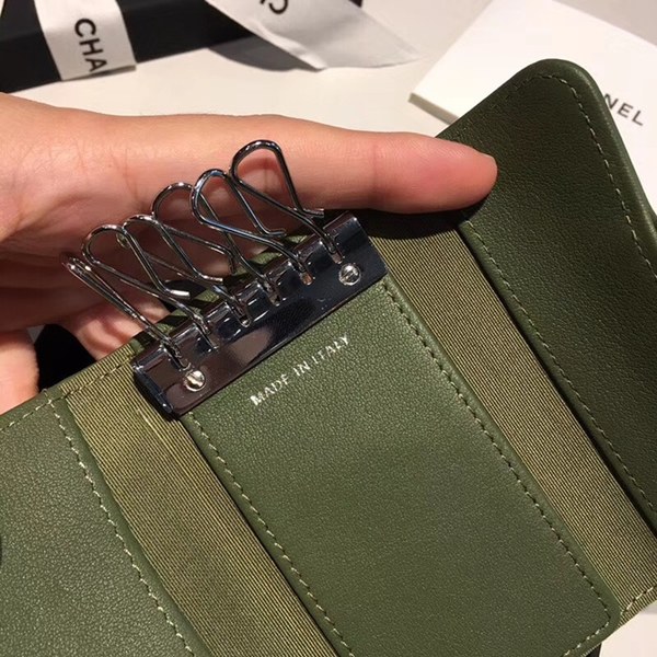 샤넬 키홀더 그린