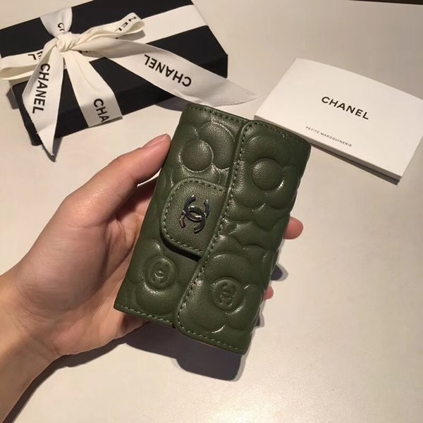 샤넬 키홀더 그린