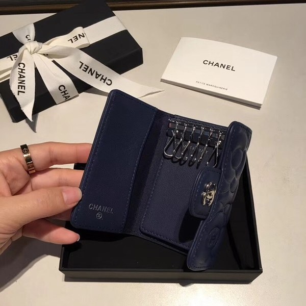 샤넬 키홀더 블루