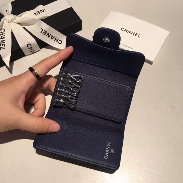 샤넬 키홀더 블루