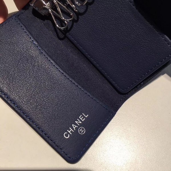 샤넬 키홀더 블루