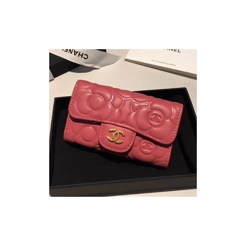 샤넬 키홀더 핑크