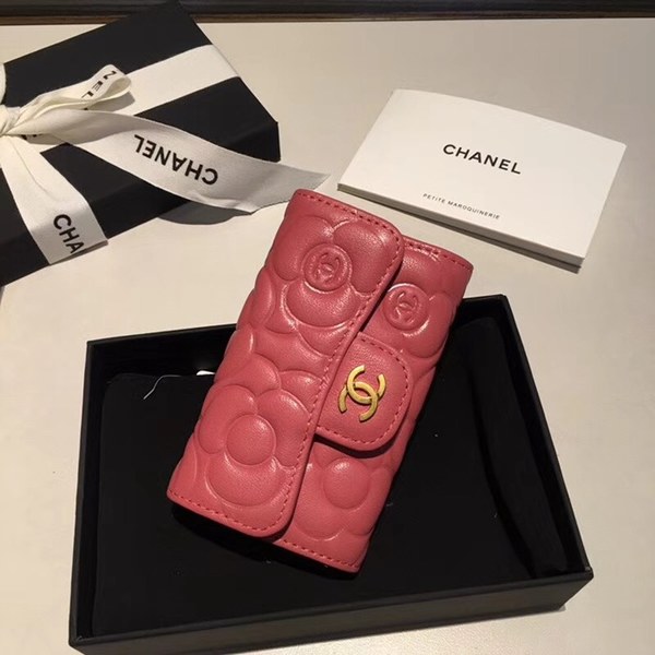 샤넬 키홀더 핑크