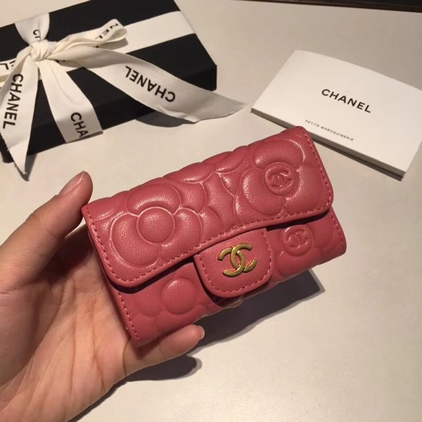 샤넬 키홀더 핑크