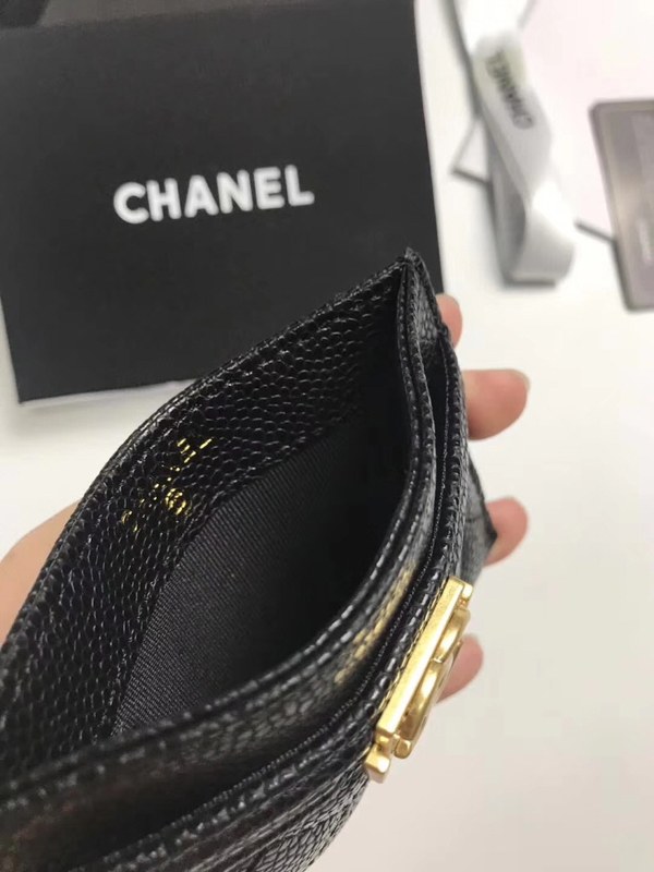 Chanel 2020 여성용 보이 엔틱 카드홀더 금장,은장