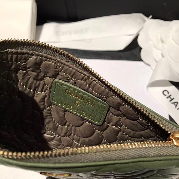 샤넬 동전지갑 그린