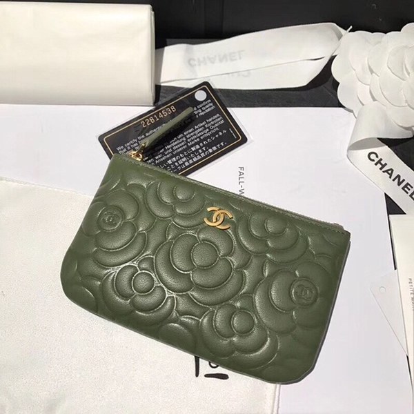 샤넬 동전지갑 그린