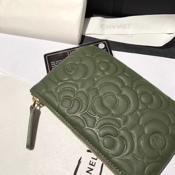 샤넬 동전지갑 그린