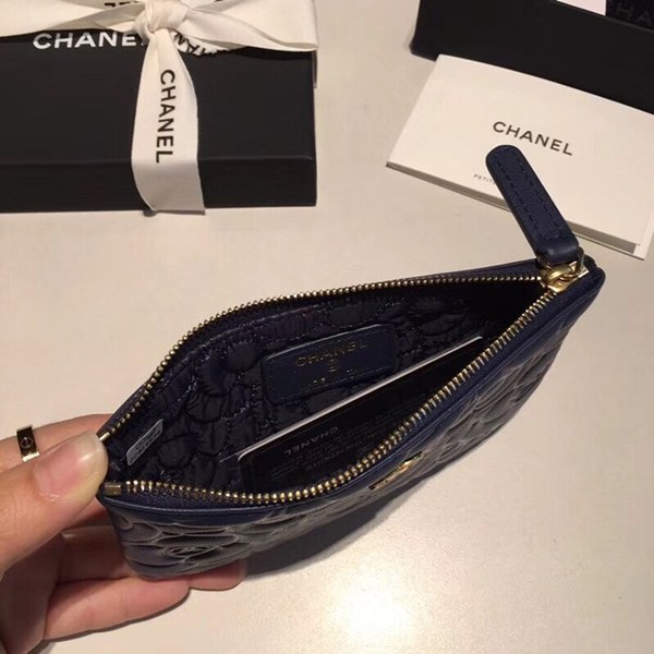 샤넬 동전지갑 네이비