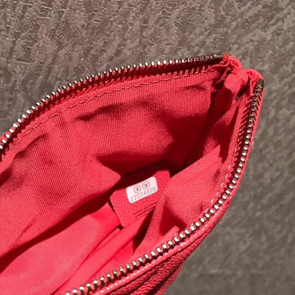 샤넬 캐비어 동전지갑 레드