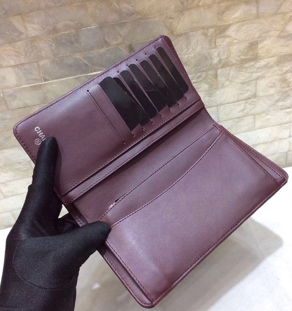 샤넬장지갑 양가죽 은장 18.5CM AS305215