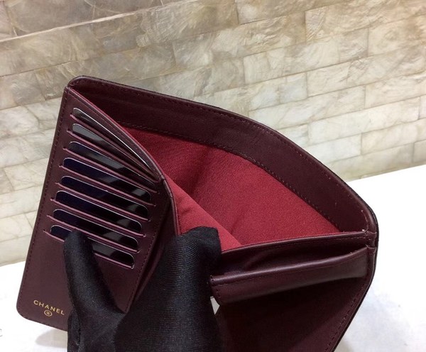 샤넬장지갑 캐비어 금장 18.5CM AS305218