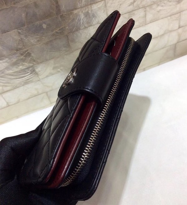 샤넬지갑 양가죽 은장 15CM AS32010