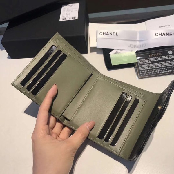 샤넬 캐비어 반지갑 11CM AS87005