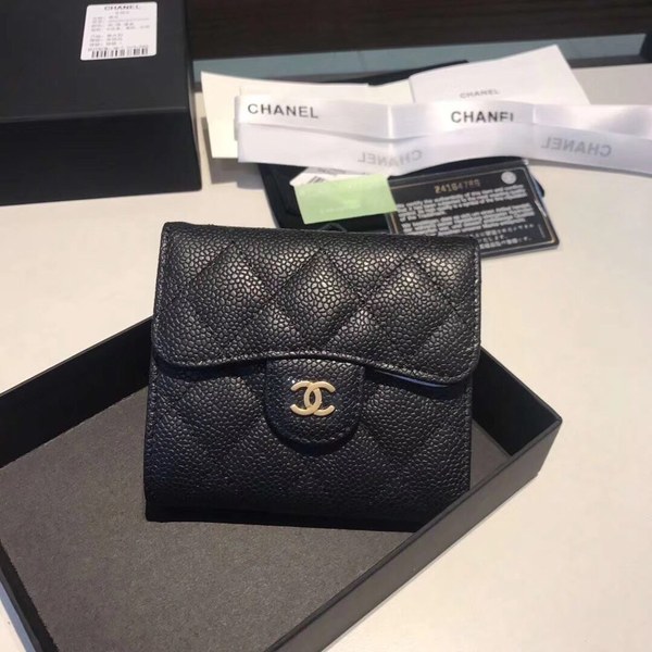 샤넬 캐비어 반지갑 11CM AS87005