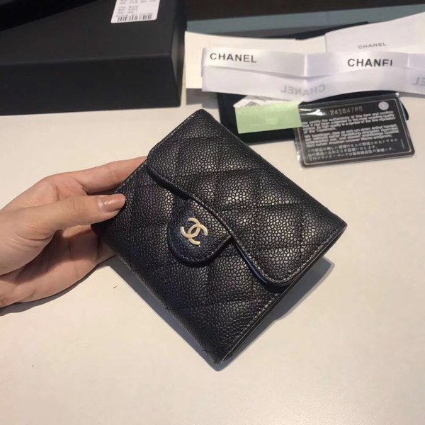 샤넬 캐비어 반지갑 11CM AS87005