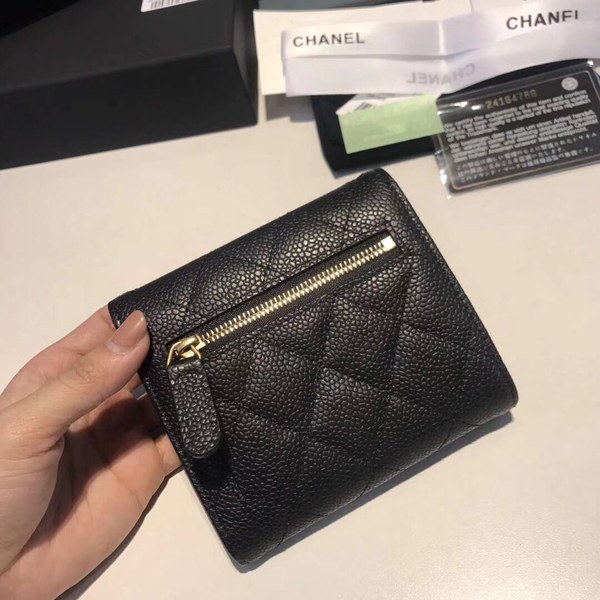 샤넬 캐비어 반지갑 11CM AS87005