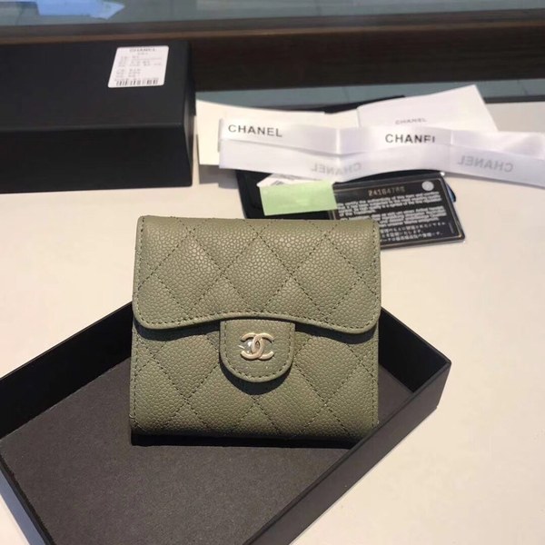 샤넬 캐비어 반지갑 11CM AS87005