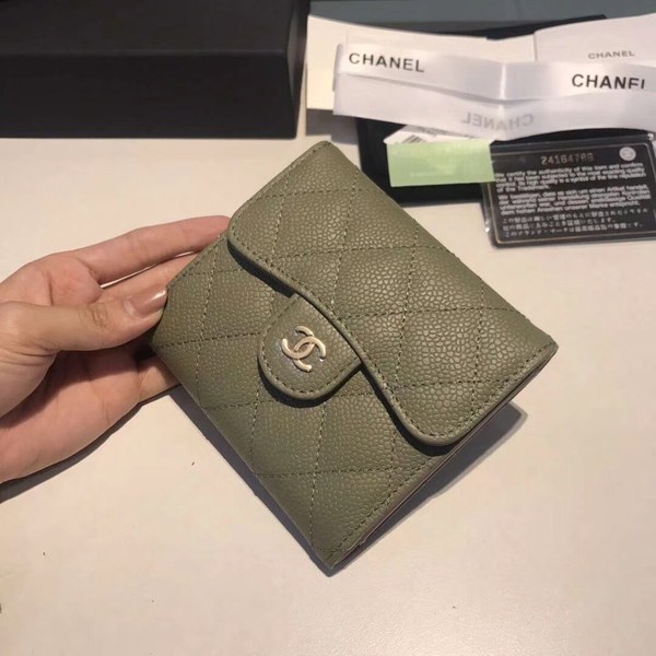 샤넬 캐비어 반지갑 11CM AS87005