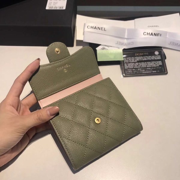 샤넬 캐비어 반지갑 11CM AS87005