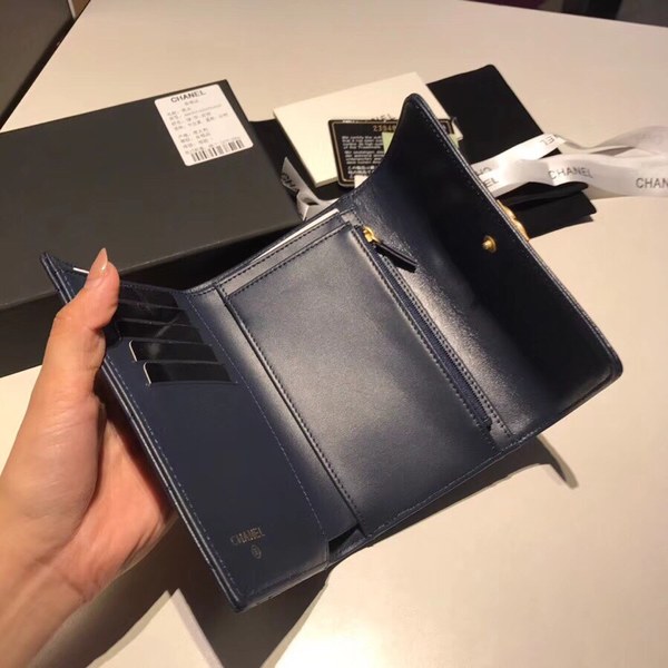 샤넬지갑 양가죽 금장 15CM AS87099