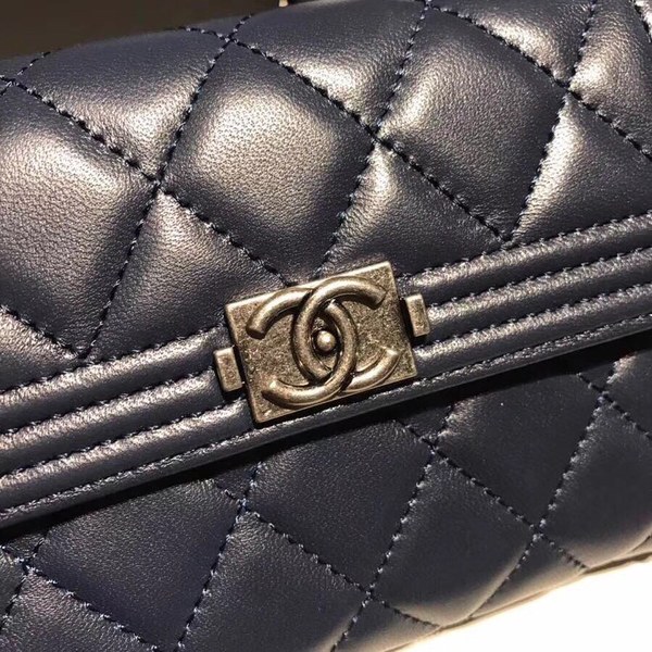 샤넬지갑 양가죽 은장 15CM AS87099