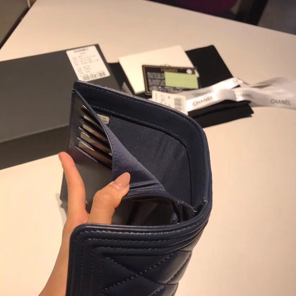 샤넬지갑 양가죽 은장 15CM AS87099