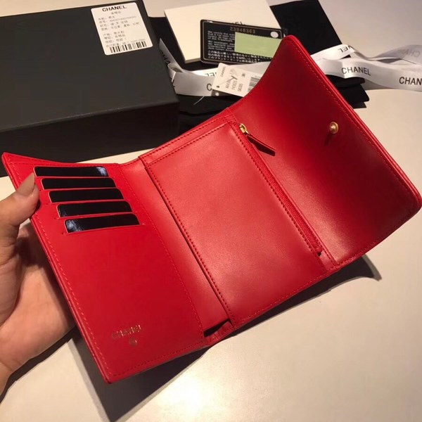 샤넬지갑 양가죽 금장 15CM AS87099