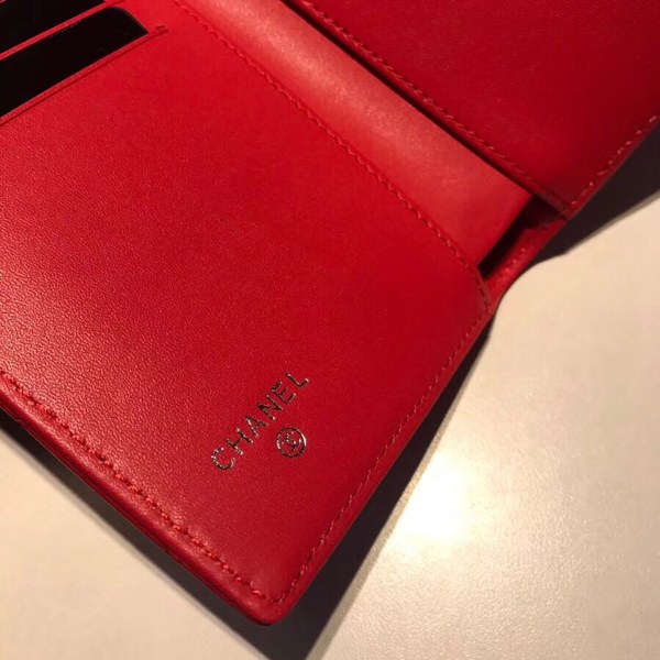 샤넬지갑 양가죽 은장 15CM AS87099