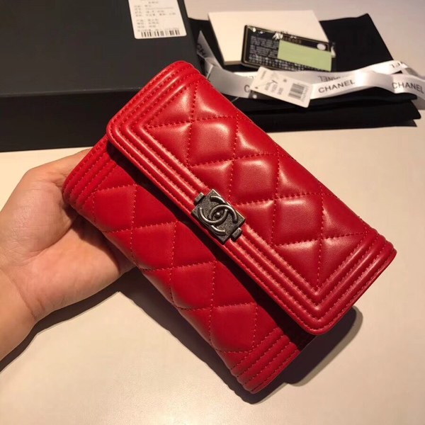 샤넬지갑 양가죽 은장 15CM AS87099