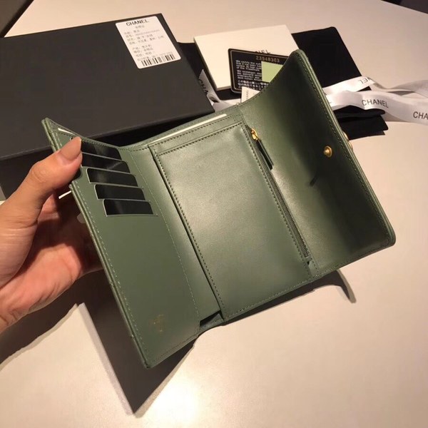 샤넬지갑 양가죽 금장 15CM AS87099